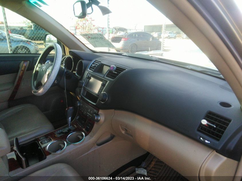 2013 TOYOTA HIGHLANDER LIMITED - 5TDDK3EH3DS241727