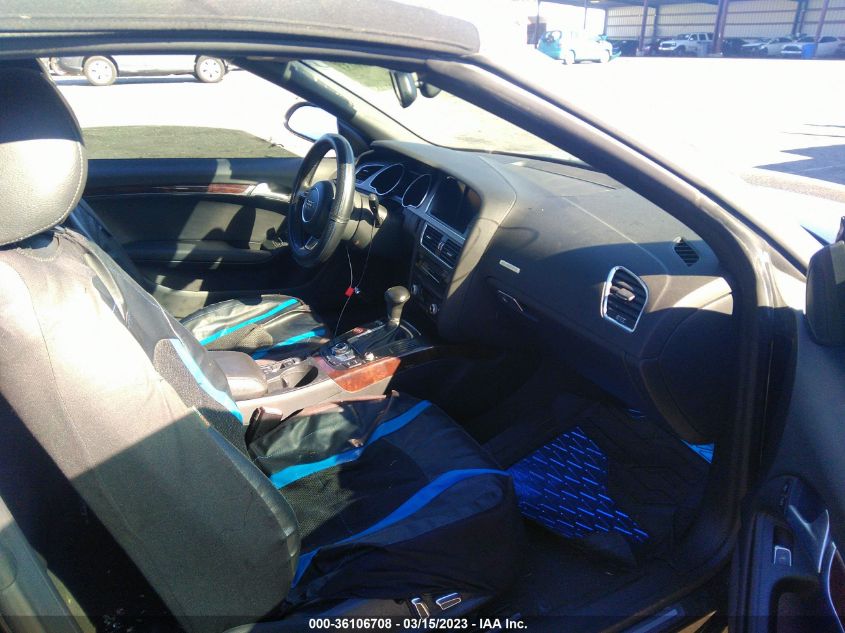 2013 AUDI A5 PREMIUM PLUS WAULFAFH5DN001004