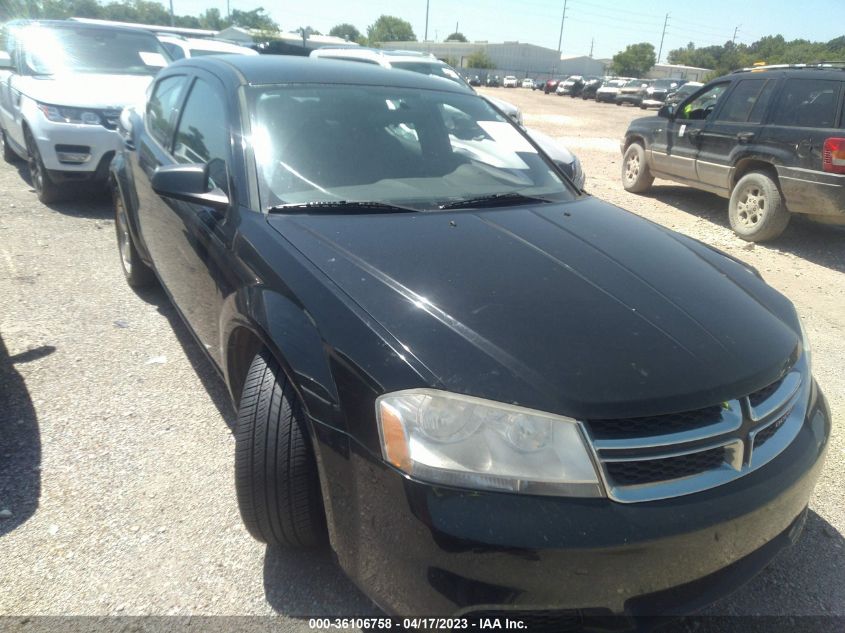 2013 DODGE AVENGER SE - 1C3CDZAB7DN551707