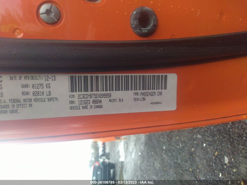 2014 DODGE CHALLENGER R/T - 2C3CDYBT5EH209958