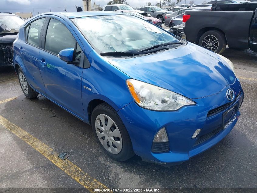 2014 TOYOTA PRIUS C ONE/THREE/TWO/FOUR - JTDKDTB31E1078648