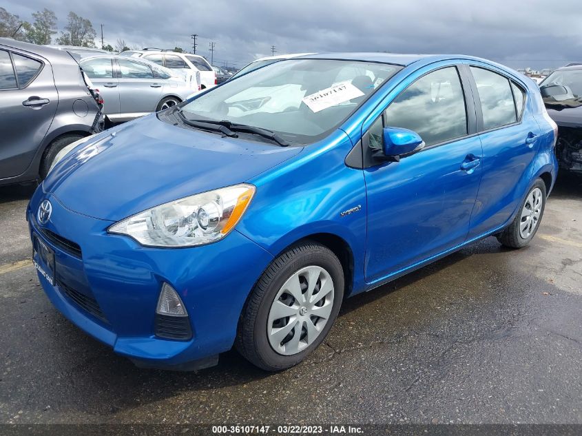 2014 TOYOTA PRIUS C ONE/THREE/TWO/FOUR - JTDKDTB31E1078648