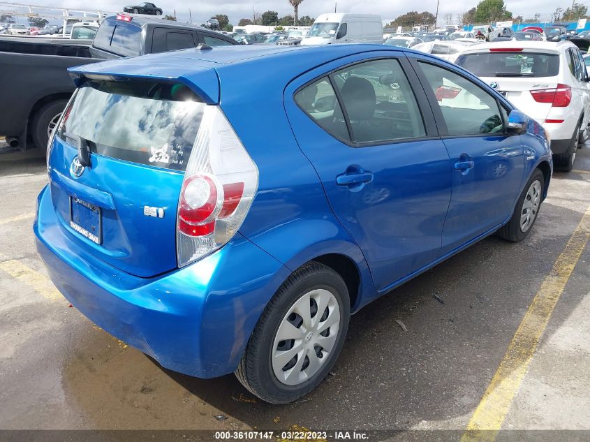 2014 TOYOTA PRIUS C ONE/THREE/TWO/FOUR - JTDKDTB31E1078648