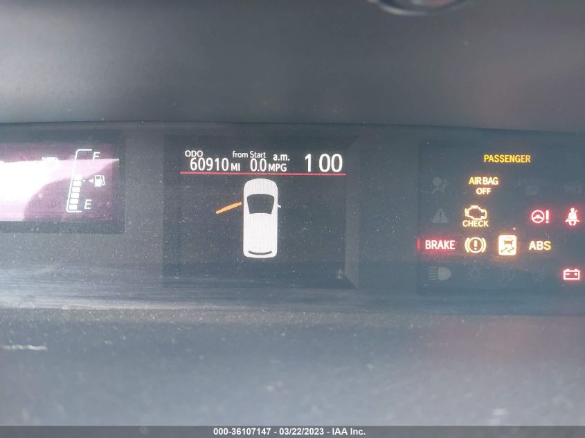 2014 TOYOTA PRIUS C ONE/THREE/TWO/FOUR - JTDKDTB31E1078648