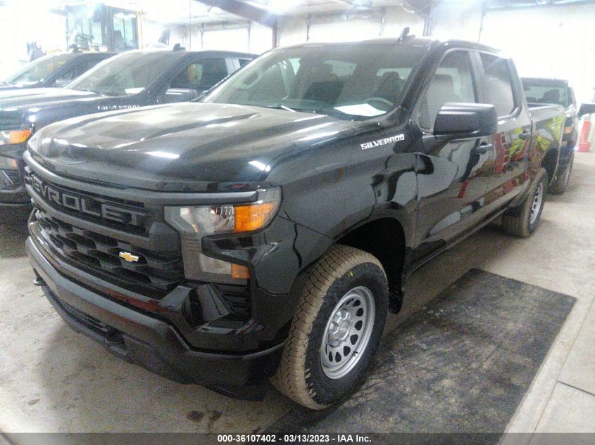 2023 CHEVROLET SILVERADO 1500 WORK TRUCK - 1GCPDAEK1PZ232812
