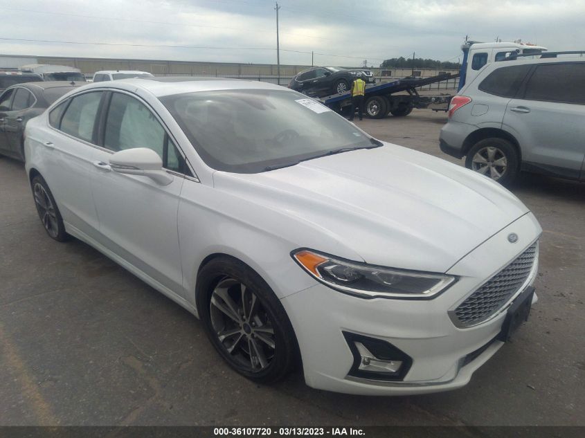 2019 FORD FUSION TITANIUM - 3FA6P0D91KR222988