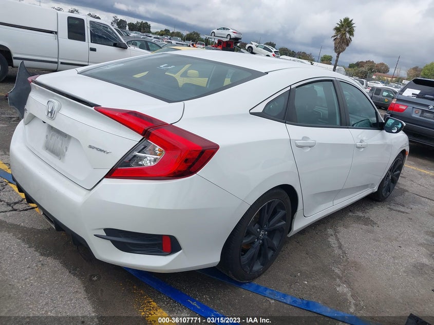 VIN 2HGFC2F82LH537643 2020 HONDA CIVIC SEDAN SPORT