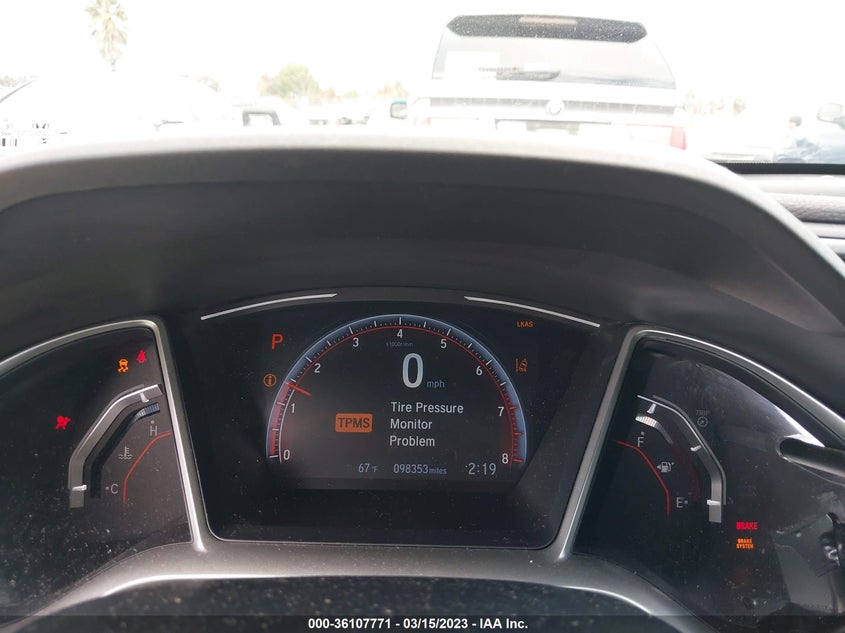 VIN 2HGFC2F82LH537643 2020 HONDA CIVIC SEDAN SPORT