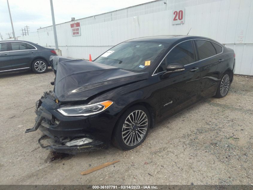 2017 FORD FUSION HYBRID - 3FA6P0RU0HR224074