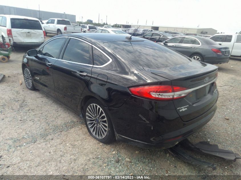 2017 FORD FUSION HYBRID - 3FA6P0RU0HR224074