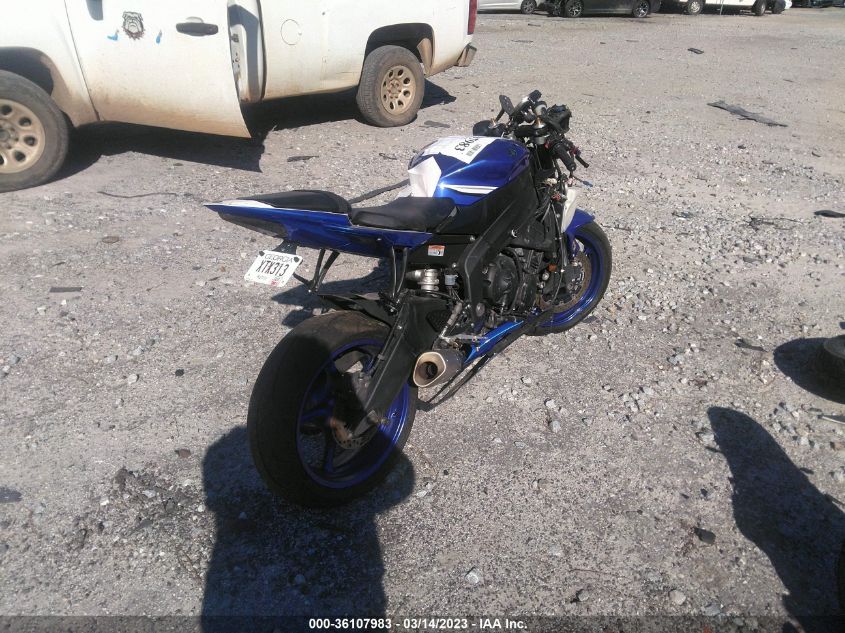 2012 YAMAHA YZFR6 JYARJ16E0CA027139