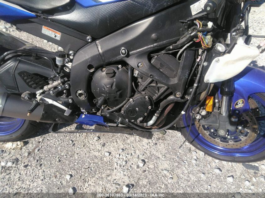 2012 YAMAHA YZFR6 JYARJ16E0CA027139