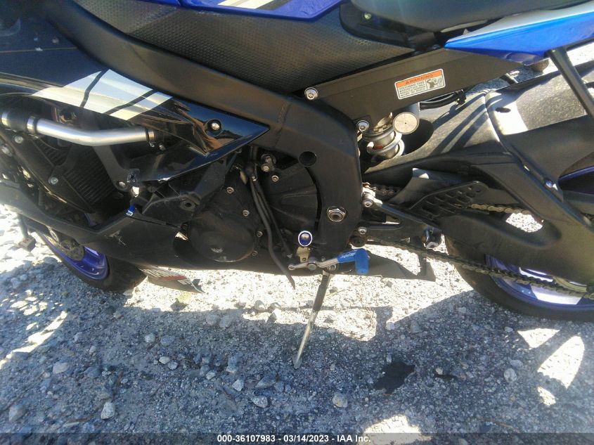 2012 YAMAHA YZFR6 JYARJ16E0CA027139