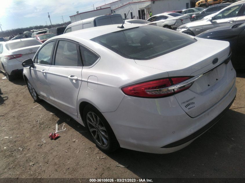 2017 FORD FUSION SE - 3FA6P0H70HR227214