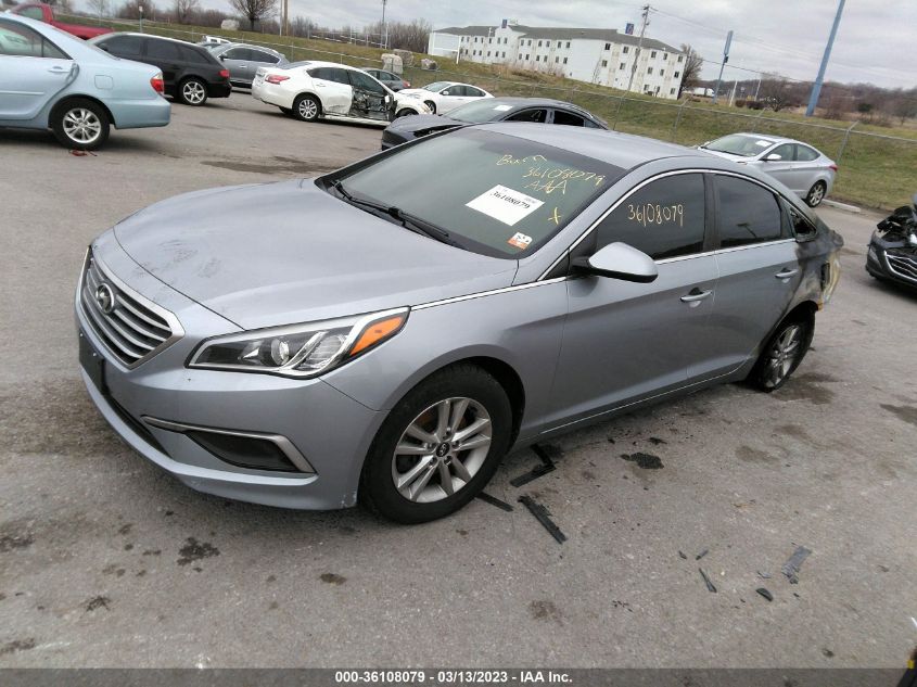 2017 HYUNDAI SONATA 2.4L - 5NPE24AFXHH505231