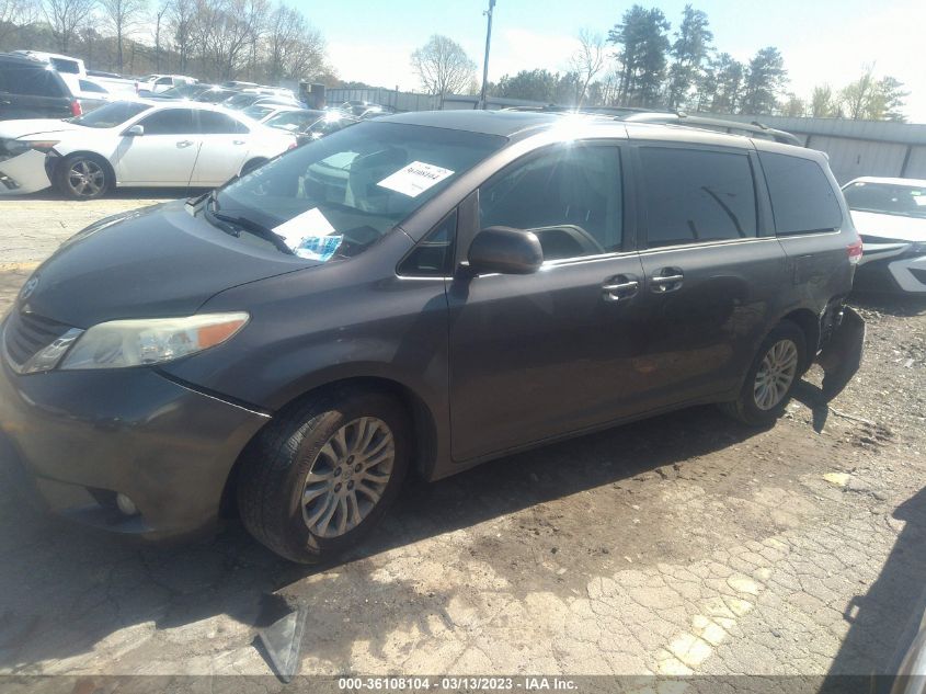 2013 TOYOTA SIENNA XLE AAS/XLE/LTD - 5TDYK3DC4DS335302