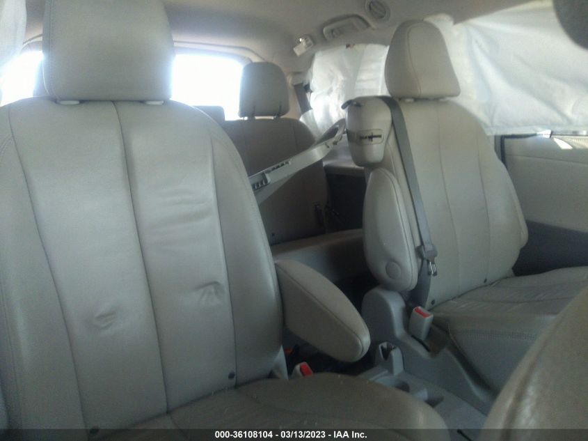 2013 TOYOTA SIENNA XLE AAS/XLE/LTD - 5TDYK3DC4DS335302