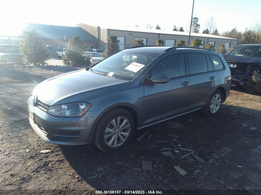 2017 VOLKSWAGEN GOLF SPORTWAGEN S 3VW017AU3HM527284