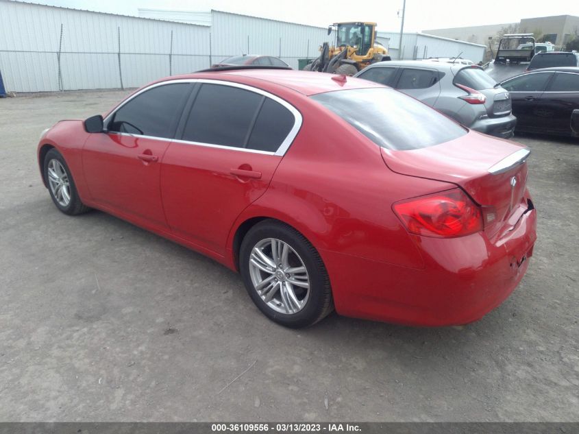 2013 INFINITI G37 SEDAN JOURNEY - JN1CV6AP8DM302537