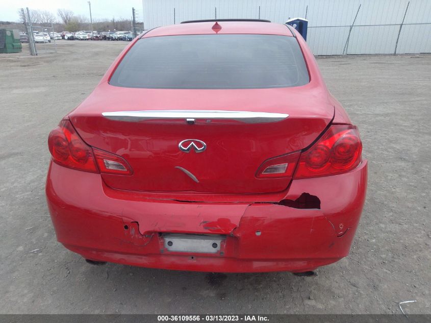 2013 INFINITI G37 SEDAN JOURNEY - JN1CV6AP8DM302537