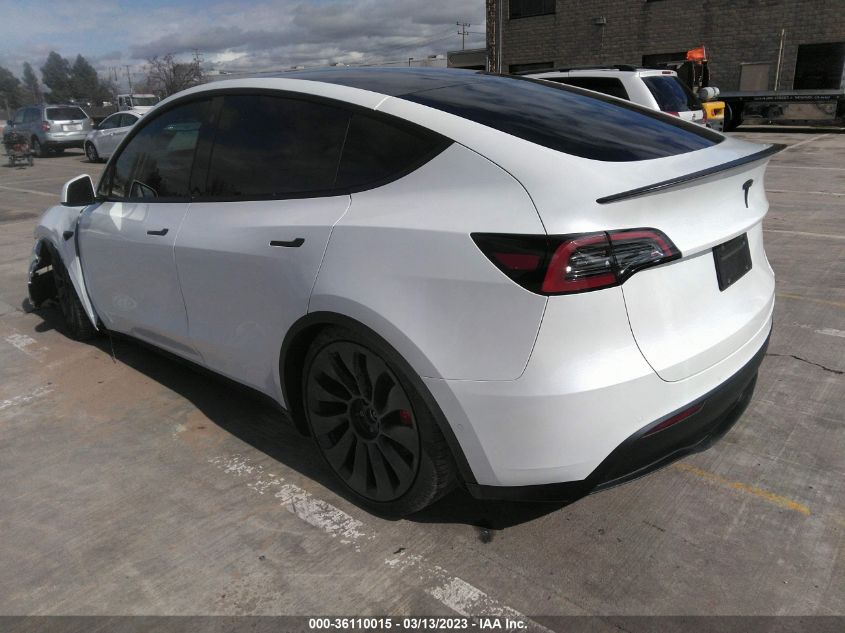 2022 TESLA MODEL Y PERFORMANCE - 7SAYGDEF3NF487886