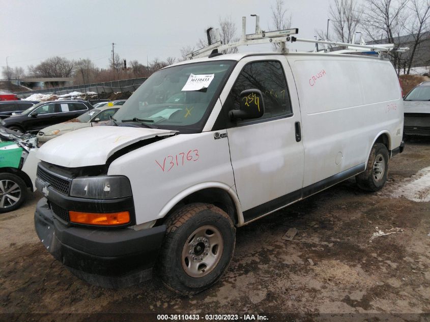 2019 CHEVROLET EXPRESS CARGO VAN - 1GCWGAFG1K1177220