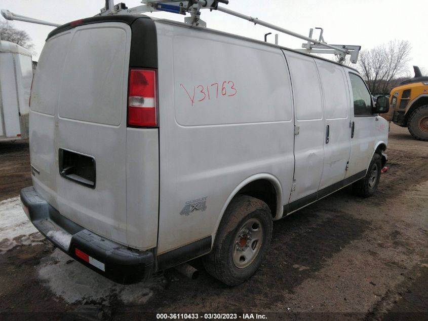 2019 CHEVROLET EXPRESS CARGO VAN - 1GCWGAFG1K1177220