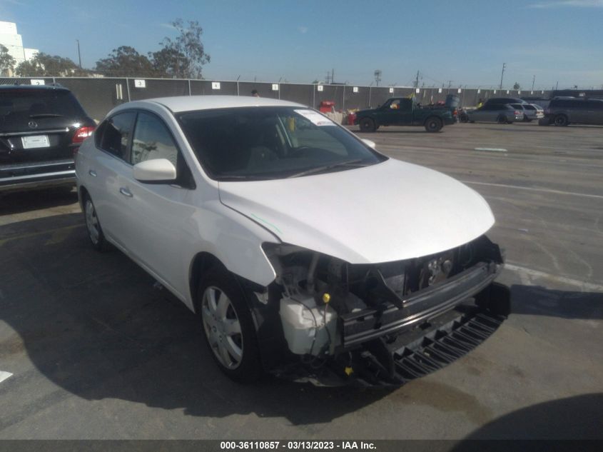 2014 NISSAN SENTRA S/FE+ S/SV/FE+ SV/SR/SL - 3N1AB7AP3EY250139