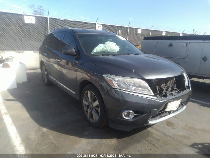 2014 NISSAN PATHFINDER PLATINUM - 5N1AR2MN2EC633290