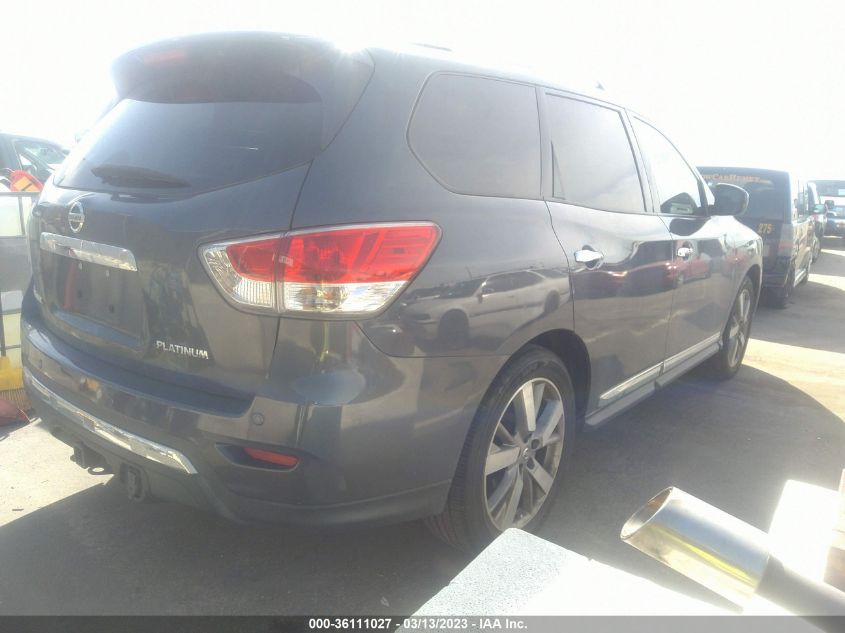 2014 NISSAN PATHFINDER PLATINUM - 5N1AR2MN2EC633290
