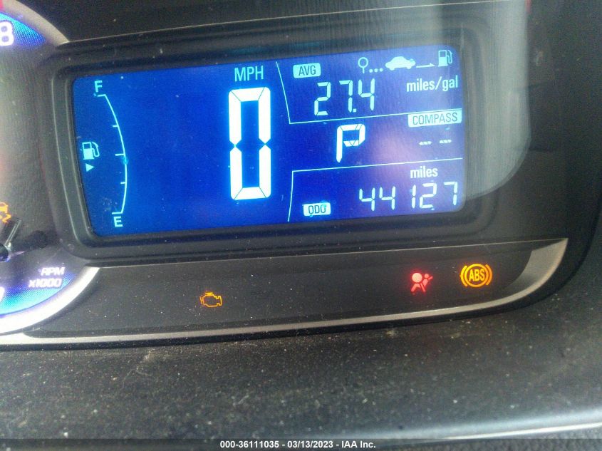 2015 CHEVROLET TRAX LT - KL7CJRSBXFB127216