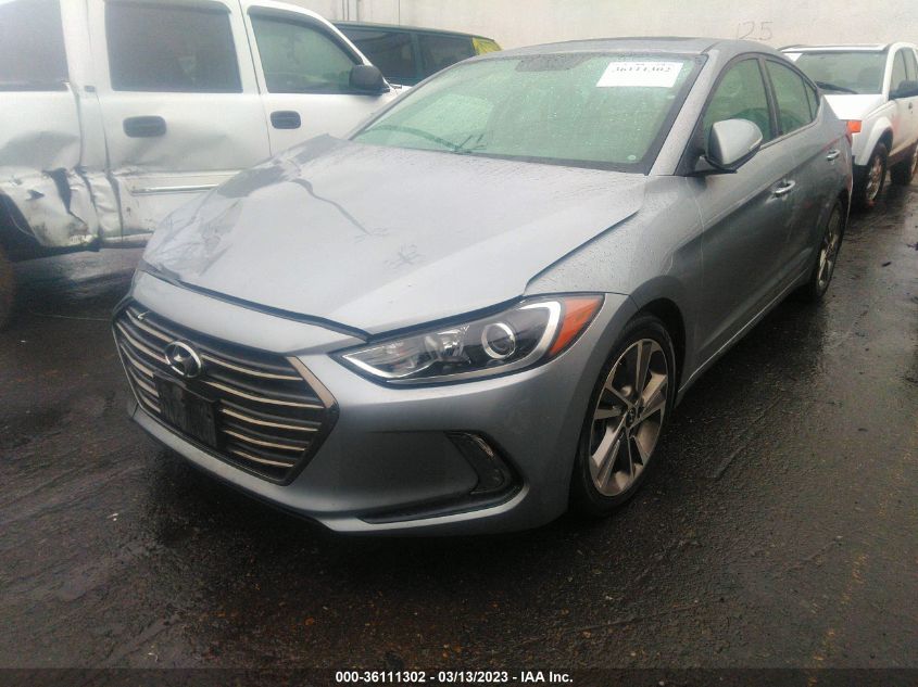 2017 HYUNDAI ELANTRA LIMITED - 5NPD84LF9HH035488