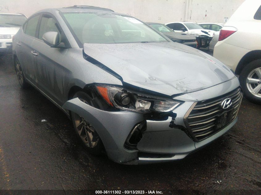 2017 HYUNDAI ELANTRA LIMITED - 5NPD84LF9HH035488