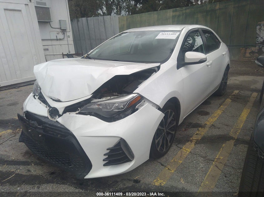 VIN 2T1BURHE6KC125658 2019 TOYOTA COROLLA L/LE/SE/XLE/XSE
