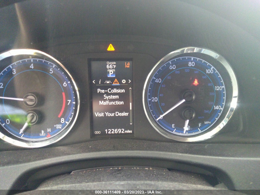 VIN 2T1BURHE6KC125658 2019 TOYOTA COROLLA L/LE/SE/XLE/XSE