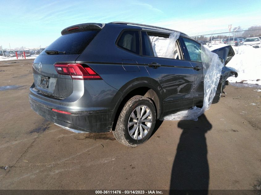 2019 VOLKSWAGEN TIGUAN S - 3VV0B7AX0KM014559