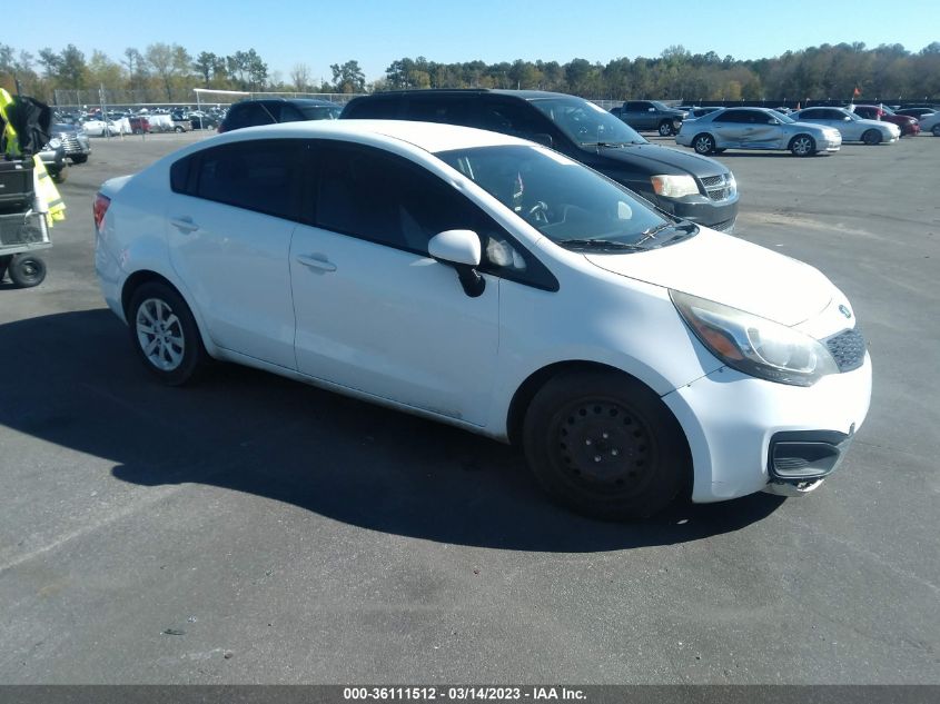 2013 KIA RIO LX - KNADM4A36D6259890