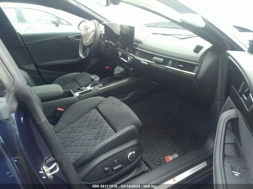 2022 AUDI S5 SPORTBACK PREMIUM PLUS WAUC4CF5XNA034015