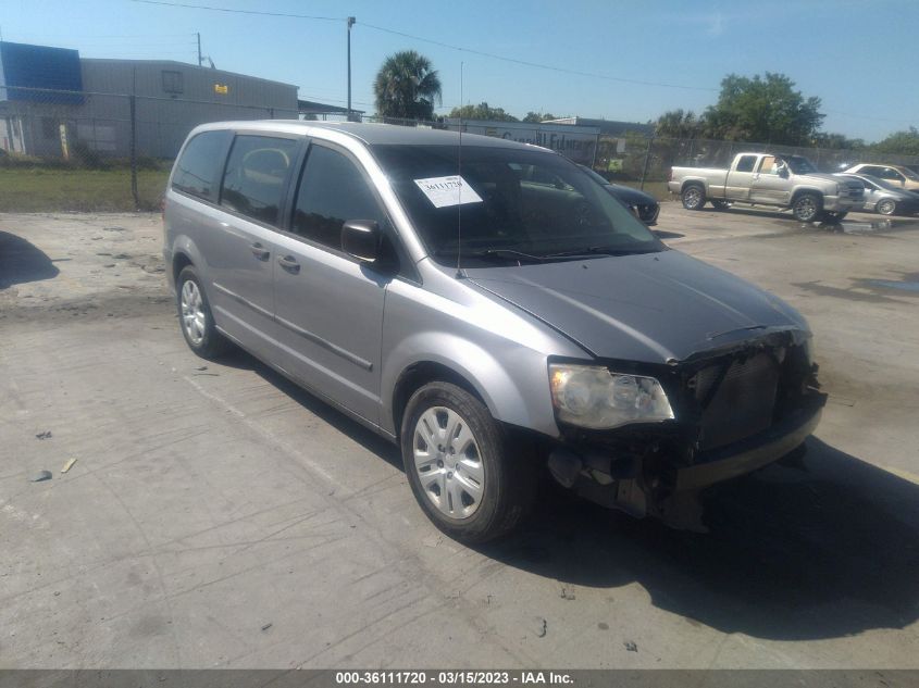 2014 DODGE GRAND CARAVAN AMERICAN VALUE PKG - 2C4RDGBG6ER422012