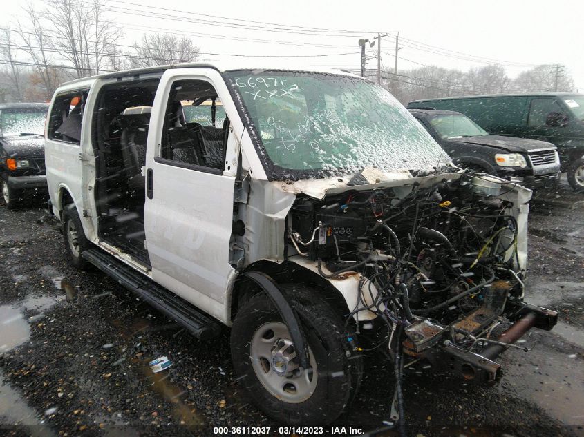2013 CHEVROLET EXPRESS PASSENGER LS - 1GAWGPFG0D1188367