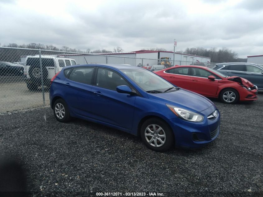 2013 HYUNDAI ACCENT GS - KMHCT5AE1DU135347