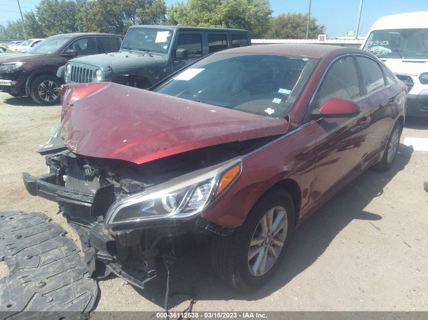 2016 HYUNDAI SONATA 2.4L SE - 5NPE24AF5GH301340