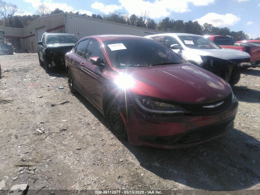 2015 CHRYSLER 200 S - 1C3CCCBB2FN642014