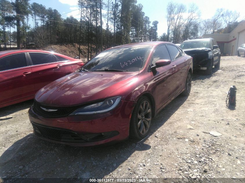 2015 CHRYSLER 200 S - 1C3CCCBB2FN642014