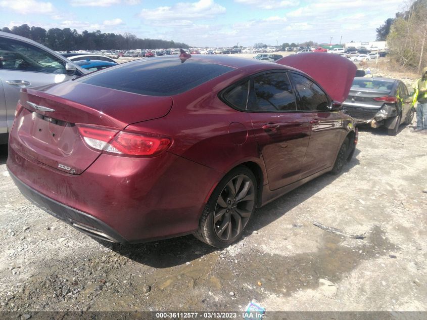 2015 CHRYSLER 200 S - 1C3CCCBB2FN642014