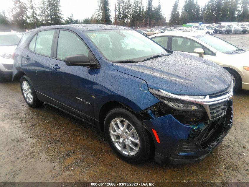 2022 CHEVROLET EQUINOX LS - 3GNAXHEV2NS212036