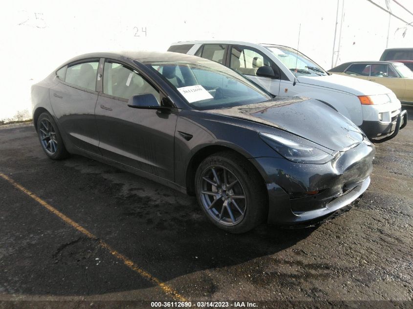 2022 TESLA MODEL 3 LONG RANGE - 5YJ3E1EB0NF366712