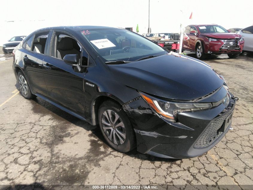 2021 TOYOTA COROLLA HYBRID LE - JTDEAMDE7MJ008239