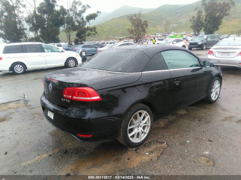 2014 VOLKSWAGEN EOS KOMFORT - WVWBW8AH9EV003564
