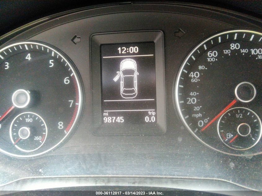 2014 VOLKSWAGEN EOS KOMFORT - WVWBW8AH9EV003564